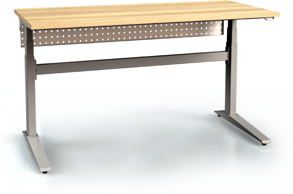 Electrically controlled workbench ALNAK - board -  660 - 1310 x 1500 x 700
